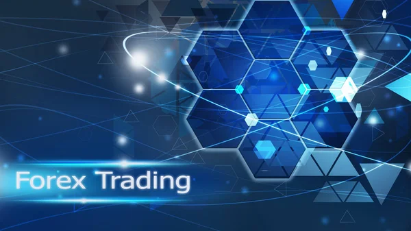 Forex Trading Koncepcja Tło Dla Rozwiązania Biznesowego Ilustracji — Zdjęcie stockowe