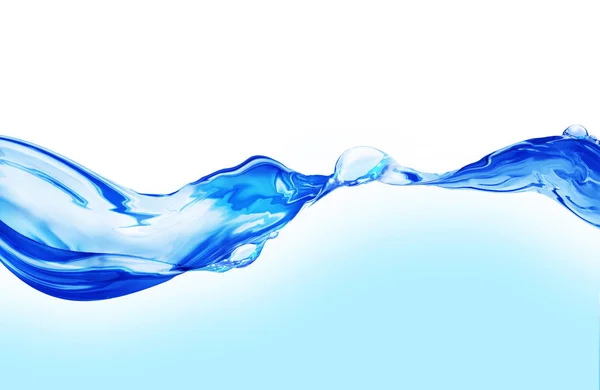 Water Wave Banner Background Texture Blue Concept — Stock Photo, Image
