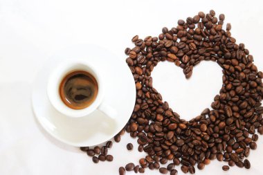 Kahve içecek Kupası espressoo aroma kafein sıcak, seviyorum kahve, Günaydın, kalp