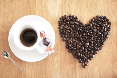 Kahve içecek Kupası espressoo aroma kafein sıcak, seviyorum kahve, Günaydın, kalp