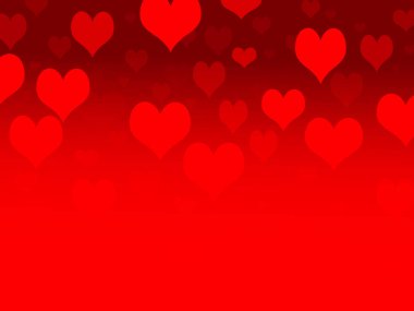 Sevgililer günü aşk arka plan doku kırmızı kutluyor kalbinde