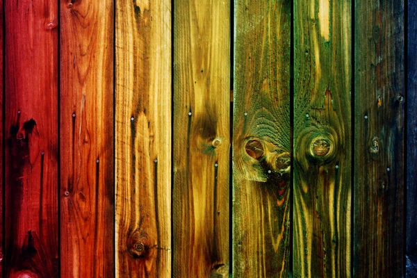 Holz Zaun Farbe Hintergrund Textur Nautre Tabelle — Stockfoto