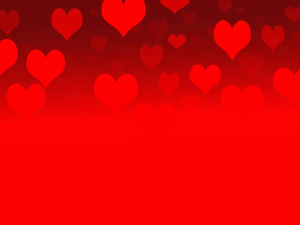 Heart Valentines Day Celebrating Love Background Texture Red — Stock Photo, Image