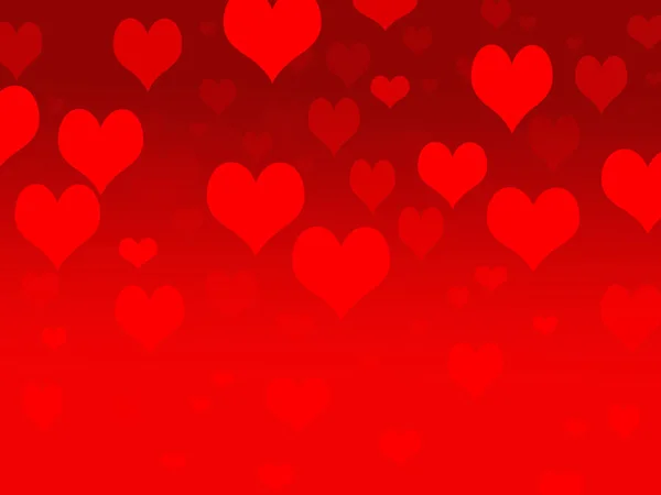 Heart Valentines Day Celebrating Love Background Texture Red — Stock Photo, Image