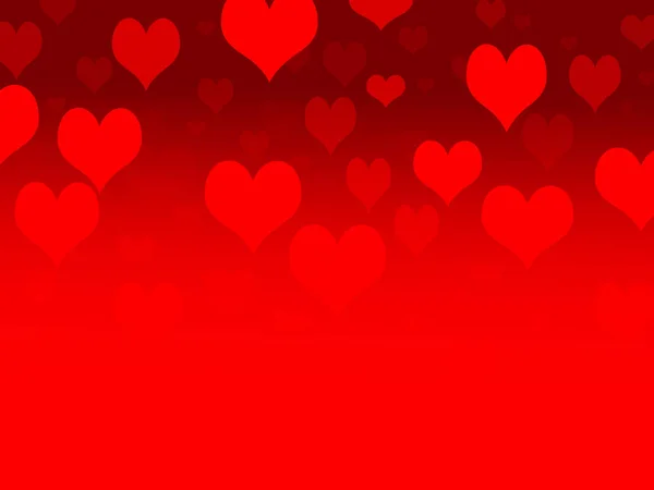 Coeur Saint Valentin Fête Amour Fond Texture Rouge — Photo