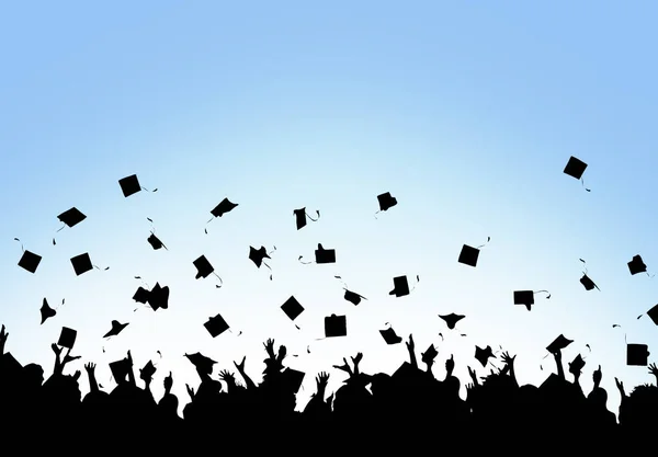 Graduation Celebration University Students Background — Stock Photo, Image