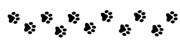 Paw Print Kisállat Izolált Ikon — Stock Fotó