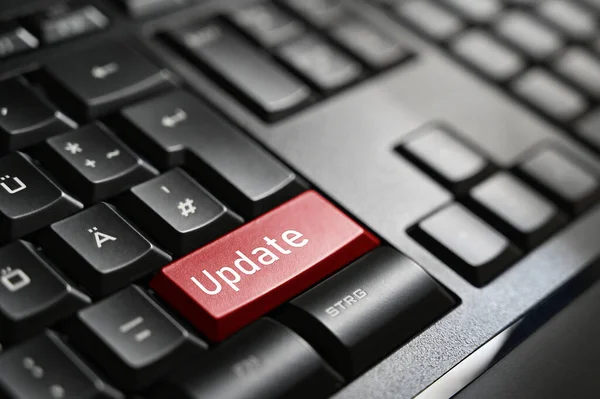Update Enter Keyboard Button — Stock Photo, Image