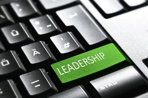 Leadership Enter Keyboard Button — стоковое фото