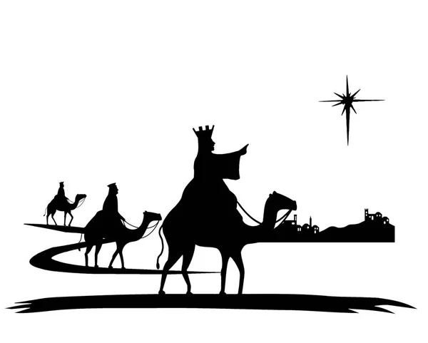 Reise Nach Bethlehem Krippe — Stockfoto