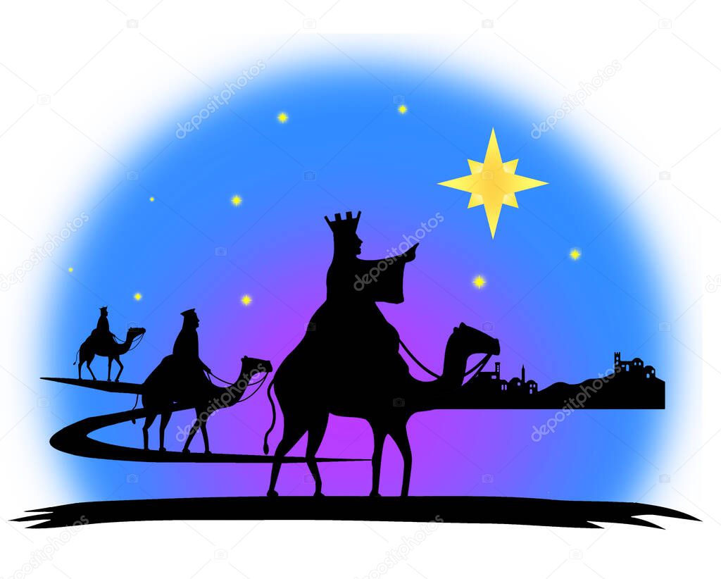 Journey to Bethlehem , nativity scene
