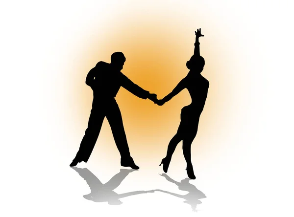 Latein Salsa Tanzpaar — Stockfoto