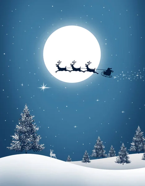 Noel geyiği ve Noel Baba 'nın kızağı, ağaç, sezon, Aralık