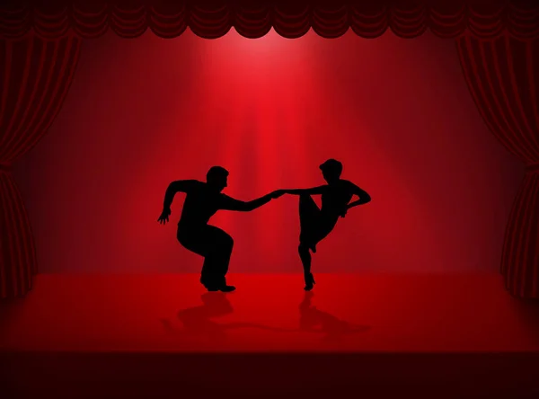 Latin Salsa Dance Couple — Stock Photo, Image