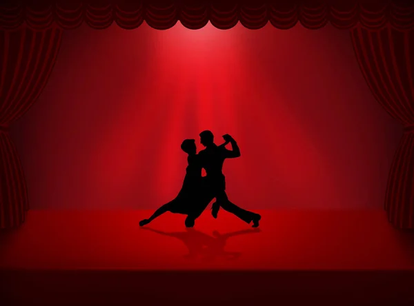 Latin Salsa Dance Couple — Stock Photo, Image