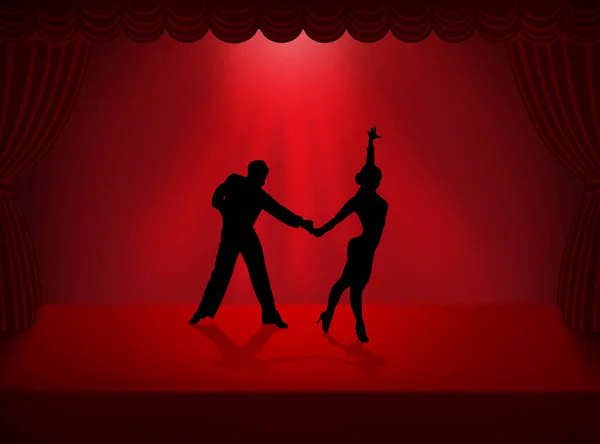 Latin Salsa Dance Couple — Stock Photo, Image