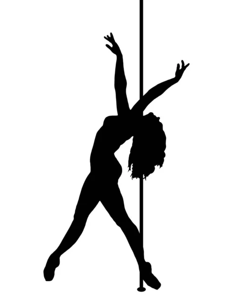 Pole Dance Sport Meisje — Stockfoto