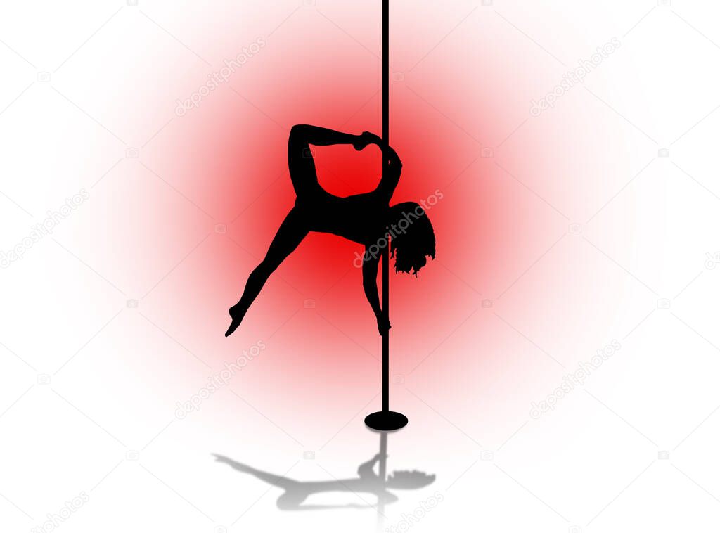 Pole Dance sport , Girl