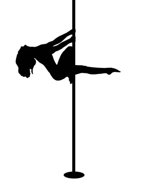 Pole Dance Sport Flicka — Stockfoto