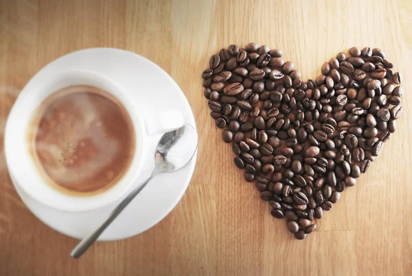 Café Love Capuchino — Foto de Stock