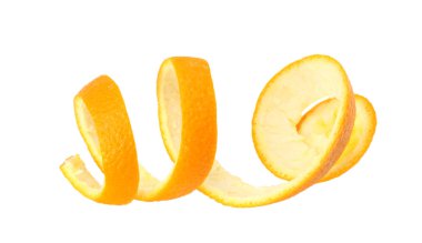 portakal kabuğu üzerinde izole beyaz arka plan