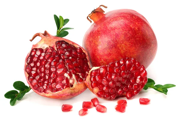 Pomegranate Isolated White Background — Stock Photo, Image