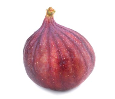 İncir meyve üzerine beyaz izole. Kırpma yolu