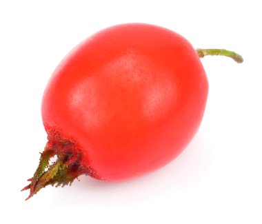 hawthorn berry üzerinde beyaz izole. Kırpma yolu