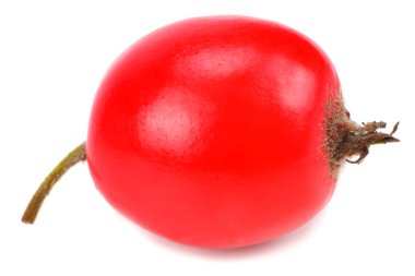 hawthorn berry üzerinde beyaz izole. Kırpma yolu