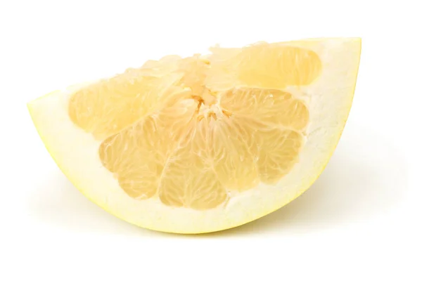 Pomelo Frukt Isolerad Vit Bakgrund — Stockfoto