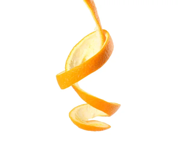 오렌지 껍질에 — 스톡 사진