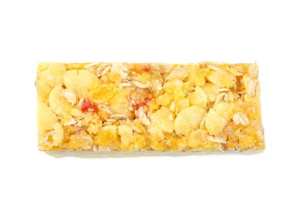 Healthy Granola Bar Muesli Bar Cereal Bar Isolated White Background — Stock Photo, Image