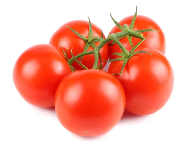 Tomate Fresco Aislado Sobre Fondo Blanco Cerca — Foto de Stock