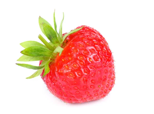 Strawberry Isolated White Background Clipping Path — Stock Photo, Image