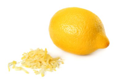 Beyaz arka plan üzerinde izole limon lezzet. sağlıklı gıda