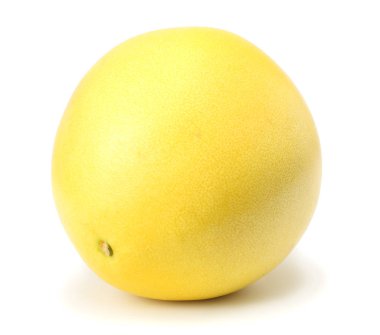 Pomelo meyvesi beyaz arkaplanda izole