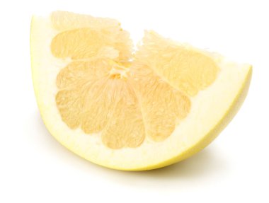 Pomelo meyvesi beyaz arkaplanda izole