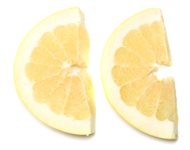 Pomelo meyvesi beyaz arkaplanda izole
