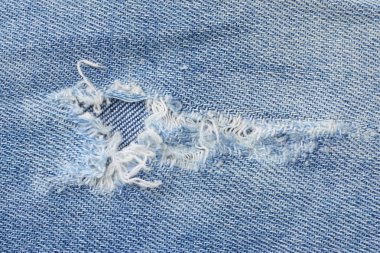 Denim jeans texture or denim jeans background with old torn clipart