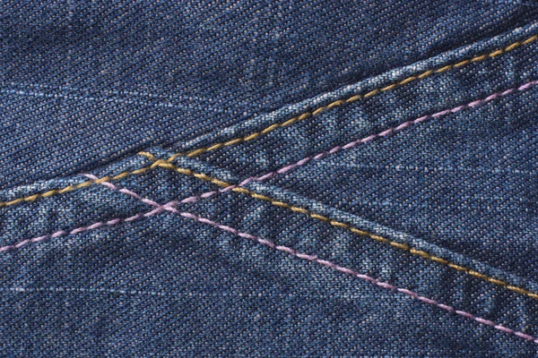 Fondo Vaqueros Azules Textura Jeans Cerca —  Fotos de Stock