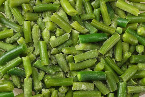 Cut Green Beans Background Cut Green Beans Texture — Stock Photo, Image