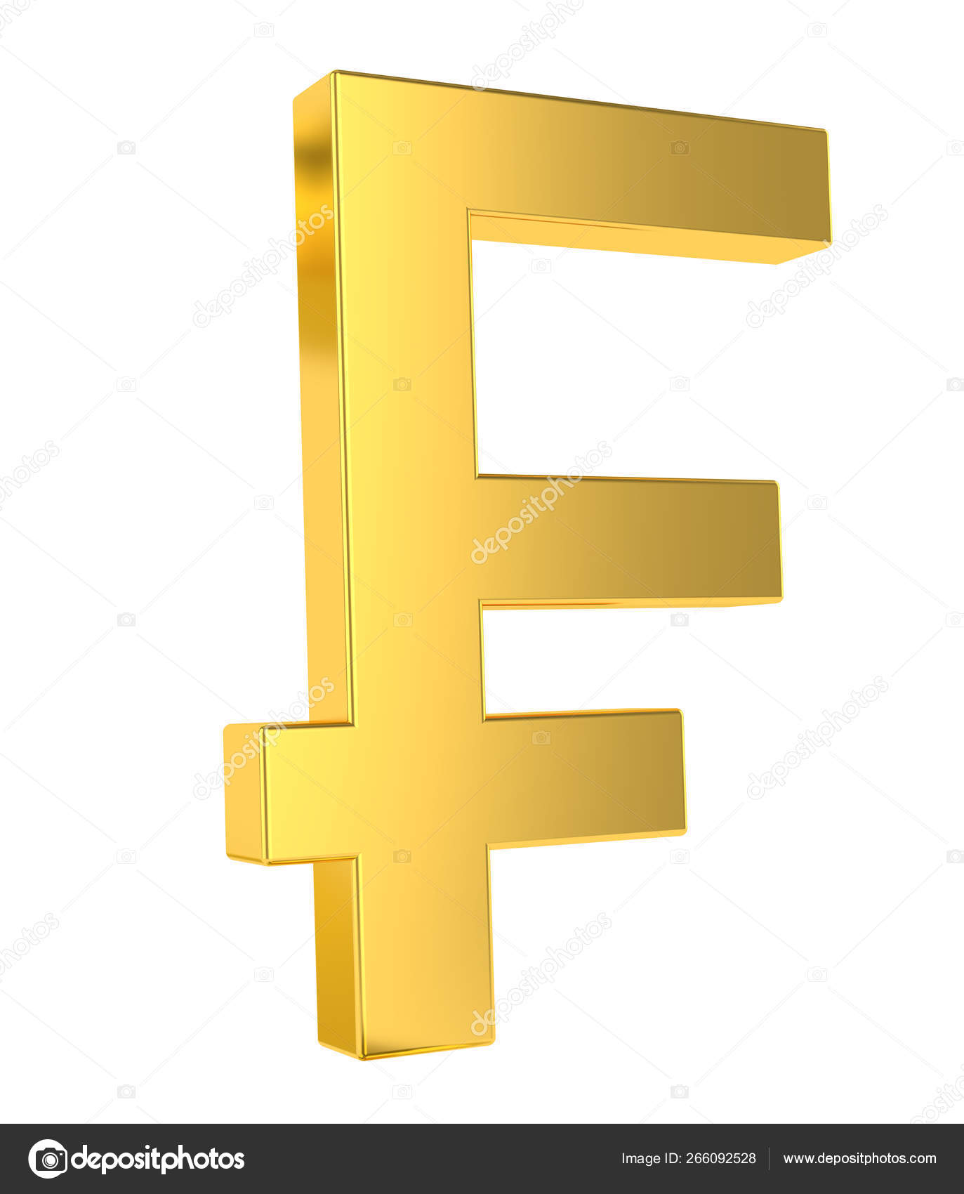 Chf 符号。3d 金色瑞士法郎符号隔离在白色后沟——图库图片© muslimova_tv@mail.ru #266092528