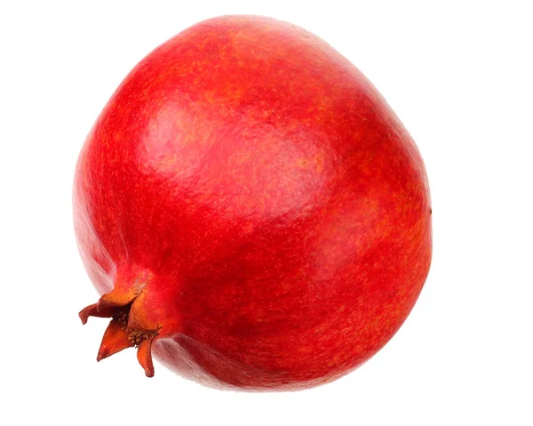 En granatäpple frukt isolerad på en vit bakgrund — Stockfoto