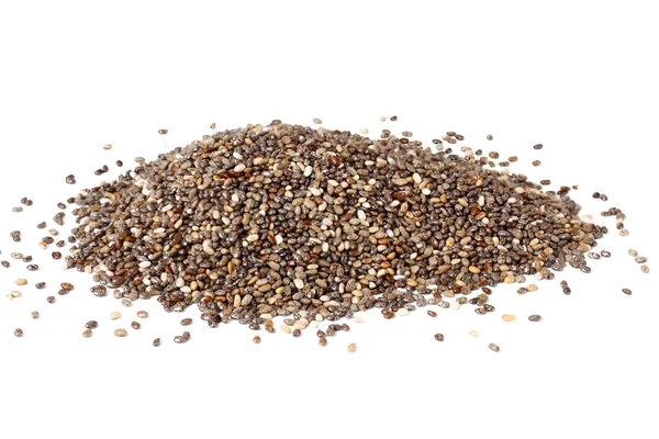 Chia seeds isolated on a white background — Stock Photo, Image