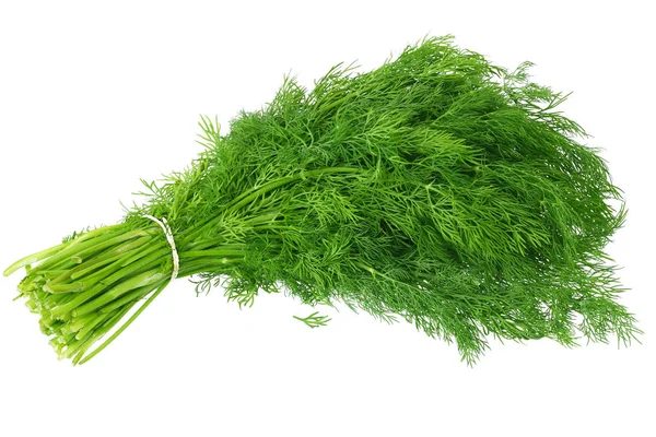 Haufen Dill isoliert auf weißem Hintergrund — Stockfoto