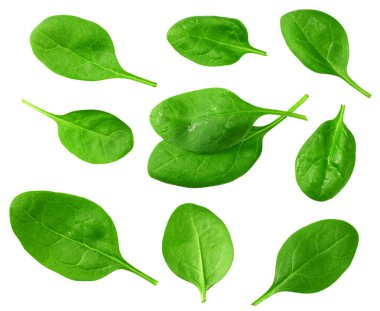 Ahşap arka planda ıspanak yaprakları. Sağlıklı yiyecekler. Üst görünüm.