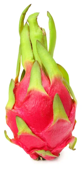 Fruta Dragão Madura Isolada Sobre Fundo Branco Pitaya Pitahaya — Fotografia de Stock