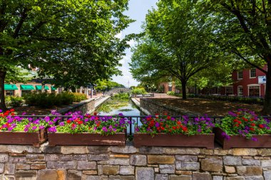 Tarihi Frederick, Maryland Carrol Creek çevresinde turistik gezi