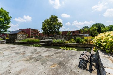 Tarihi Frederick, Maryland Carrol Creek çevresinde turistik gezi