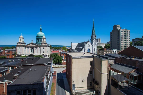 Historische Gebäude Rund Die Hauptstadt Pennsylvania Harrisburg Pennsylvania Stockbild